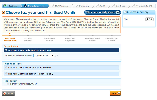 2290 e filing process do 2290 taxes online irs 2290 online filing irs form 2290 electronic filing