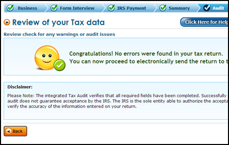 Form 2290 E-filing process - Review Errors