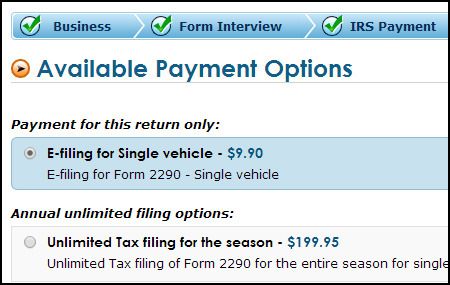 2290 e filing process do 2290 taxes online irs 2290 online filing form 2290 online filing
