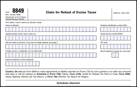 Form 2290 amendments and Form 8849 - 2290 FAQ